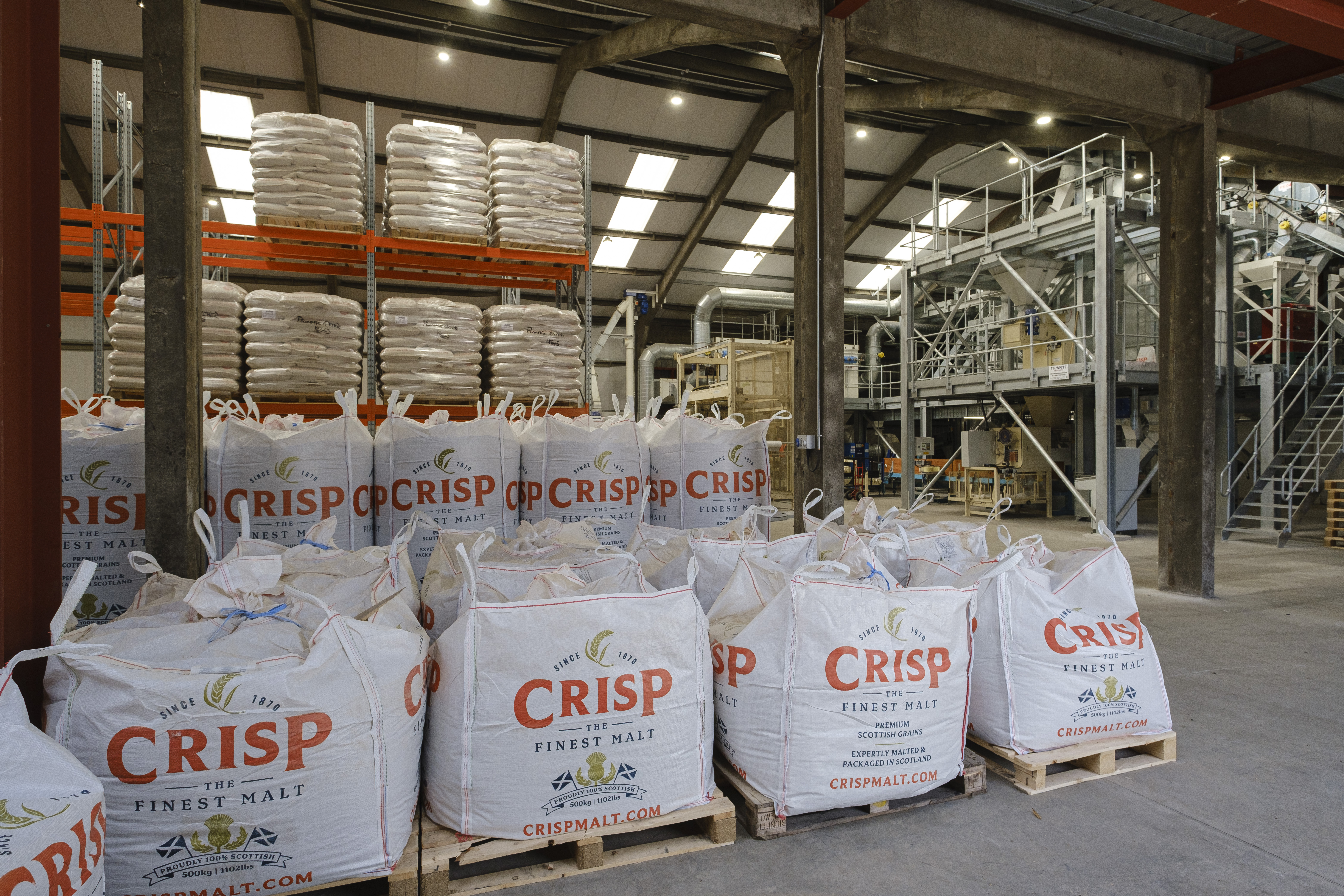 Scottish Malt at Crisp Malt Portgordon bagging line