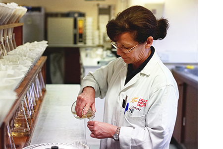 Technical Support for Craft Brewers in the Crisp Malt Lab at Great Ryburgh