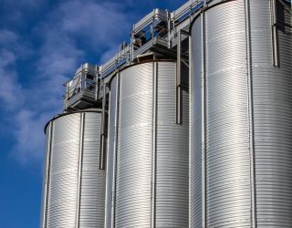 Portgordon Maltings -storage bins for distilling malt
