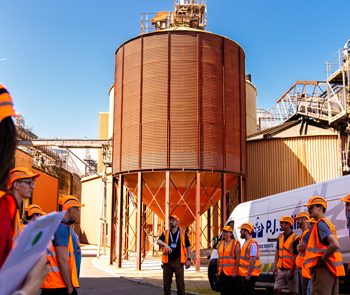Crisp Malt open day at their Great Ryburgh Maltings in Norfolk, UK.