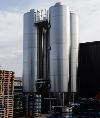 Malt silos at Crisp Malt maltings