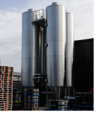 Silos at Renegade Brewery