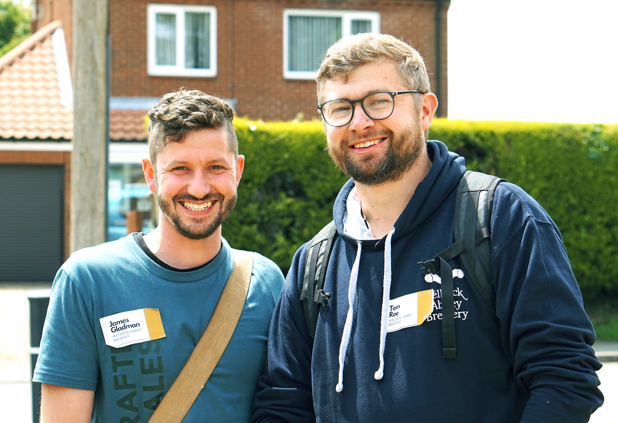 Tom and James from Welbeck Abbey Brewery at one of the Crisp Malt open days.