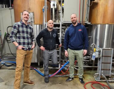Human Robot team in Philadelphia for Crisp Malt Lager collaboration brew day.