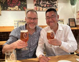 Steve LePoidevin shares a pint made with Crisp Malt