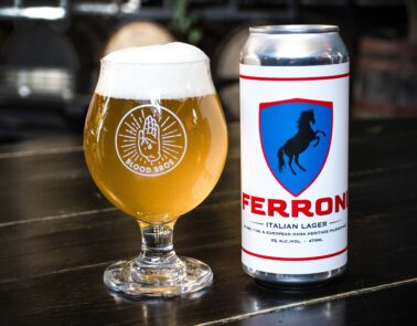 Ferroni beer made with Hana Malt from Crisp
