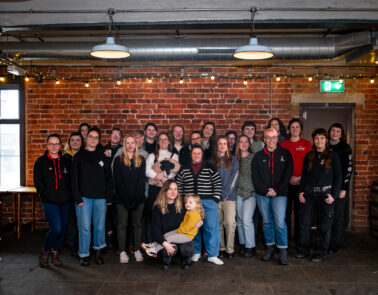 Women craft brewers at Northern Monk for the Crisp Malt IWD 25 brew day.