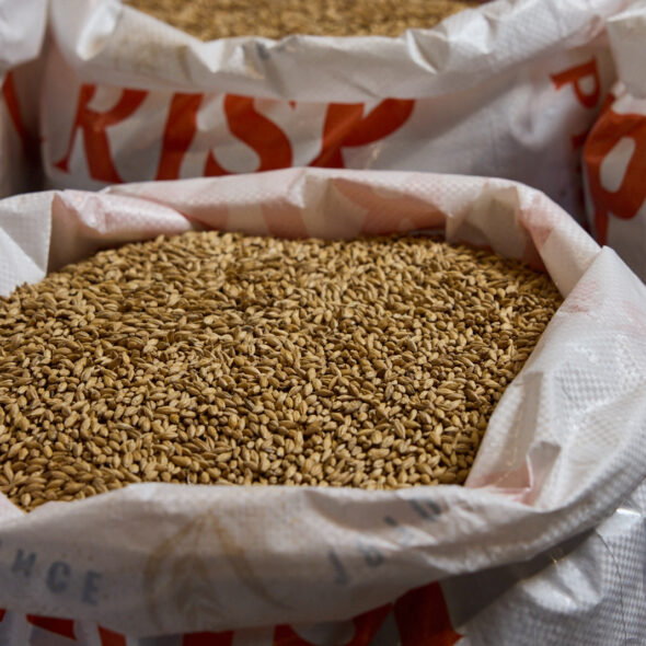 Clear choice malt in its malt sack packaging